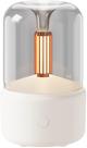 Estilo à luz de velas difusor de aroma 120 ml umidificador de névoa branca quente luz noturna silenciosa difusor de óleo essencial umidificador BRANCO
