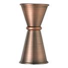 Estilo japonês Jigger Barfly 15 mL x 22 mL de cobre antigo