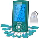 Estimulador muscular de canal duplo TENS EMS Belifu 24 modos