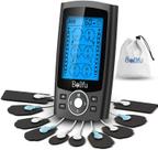 Estimulador muscular TENS EMS Unit Belifu de canal duplo de 24 modos