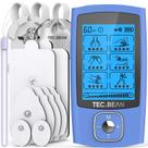 Estimulador muscular Tens Unit TEC.BEAN 24 modos com almofadas azuis