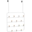 Estique Multi - Cabideiro C/ 14 Ganchos Branco Clean UMBRA