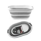 esto Dobrável de Silicone com Pegador Multiuso 26 Litros Powermaid