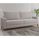 Estofado Living 4 Lugares 2,2m Columbia Linhão Giz - Casa Giulia