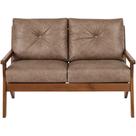 Estofado Movezen Nogueira 2 Lugares 83 x 122 x 88cm Estofado Movezen Nogueira 2 Lugares 83 x 122 x 88cm