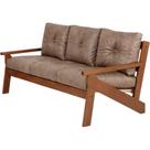 Estofado Movezen Nogueira D72 3 Lugares 83 x 175 x 88cm Estofado Movezen Nogueira D72 3 Lugares 83 x 175 x 88cm