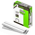 Estofados Staples com coroa de 1/2 polegada de calibre 21 de 1/4 de polegada Estofados Staples com coroa de 1/2 polegada de calibre 21 de 1/4 de polegada