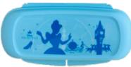 Estojinho Disney linha Princesas Cinderela cor Azul Tupperware Estojinho Disney linha Princesas Cinderela cor Azul Tupperware