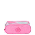 Estojo 3 Compartimentos Crinkle 2 Double Rosa - Pink