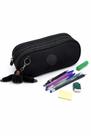 Estojo 3 Divisórias Tipo Kipling Nylon Resistente + Chaveiro