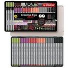 Estojo 30 Unidades Caneta Ponta Pincel Stabilo Creative Tips 5.7414