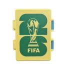 Estojo 400 Cards Copa 2026 Amarelo Porta Figurinhas