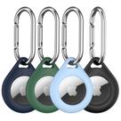 Estojo Airtag Holder R-fun, 4 pacotes com chaveiro de metal para Apple