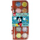 Estojo Aquarela Metálica Mickey C/ 12 Cores - Dac Estojo Aquarela Metálica Mickey C/ 12 Cores - Dac