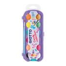 Estojo Aquarela Pastilha Linha Candy 12 cores + Pincel Giotto