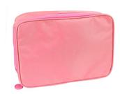 Estojo Baú Rosa Dac Com Divisórias Liso