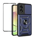 Estojo BIOPLJ Heavy Duty com vidro temperado para OPPO A38 4G azul