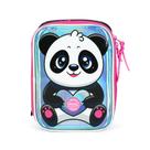 Estojo Box 100 Pens Up4You Luxcel Panda Pink Preto
