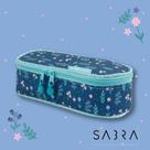 Estojo box 30 pens com uma divisoria-by sof lilac fields