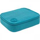 Estojo Box Academie Azul Turquesa 15x21x6mm Estojo Box Academie Azul Turquesa 15x21x6mm