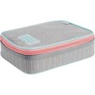 Estojo Box Academie Dots Cinza Tilibra Estojo Box Academie Dots Cinza Tilibra