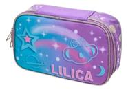 Estojo Box Escolar Infantil Lilica Ripilica Make A Wish Rosachiclete Liso Estojo Box Escolar Infantil Lilica Ripilica Make A Wish Rosachiclete Liso