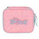 Estojo Box Escolar Infantil Lilo Stitch Disney Rosa Menina