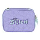 Estojo Box Escolar Stitch Bordado Original Luxcel
