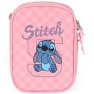 Estojo BOX Escolar STITCH Xadrez Rosa Luxcel Estojo BOX Escolar STITCH Xadrez Rosa Luxcel