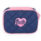 Estojo Box Infantil Escolar - Barbie - Azul - Luxcel (41488) Estojo Box Infantil Escolar - Barbie - Azul - Luxcel (41488)
