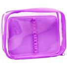 Estojo Box Pvc Lilas Cristal G C/Divisori