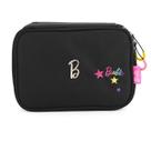Estojo Box Quadrado Barbie Basic Preto