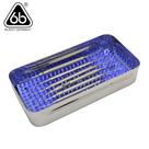 Estojo Caixa Inox 20 x 10 x 5 cm com Manta