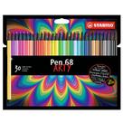 Estojo Caneta Pen 68 Arty com 30 Unidades - Stabilo