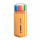 Estojo Caneta Point 88 com 15 + 5 Cores Neon - Stabilo