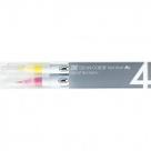 Estojo Caneta Zig Real Brush 04 Cores Pop Colours