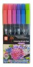 Estojo Canetas Brush Pen Koi Sakura 6 Cores Flores Estojo Canetas Brush Pen Koi Sakura 6 Cores Flores