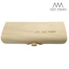 Estojo Case de Madeira Alex Milan para Oculos Vintage