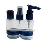 Estojo com 5 Frascos para Cremes, Perfumes e Líquidos