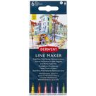 Estojo com 6 Canetas Derwent Graphik Line Maker 0.5mm Colour 2305576 1 ed