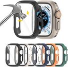 Estojo com protetor de tela de vidro temperado para Apple Watch