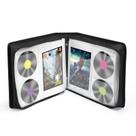 Estojo de armazenamento de DVD/CD LIOVODE 128 DVDs 64 livretos com capacidade