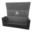 Estojo de armazenamento Dragonscale Leather Toploader Cards preto/cinza