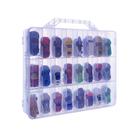 Estojo de armazenamento para carros e bonecas de brinquedo KISLANE, dupla face, 48 slots
