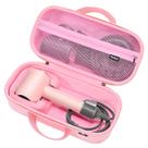 Estojo de armazenamento RAIACE para secador de cabelo dyson - rosa vermelha