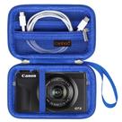 Estojo de câmera Canboc para Canon PowerShot G7 X Mark II/III azul