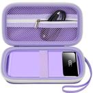 Estojo de carregador portátil ANKHOH para banco de energia de 40000mAh roxo