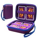Estojo de cartão LTGEM Travel para cartões de jogo, roxo Estojo de cartão LTGEM Travel para cartões de jogo, roxo