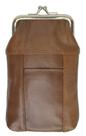 Estojo de Couro para Cigarros MARSHAL Marrom 9x15cm para 100's Estojo de Couro para Cigarros MARSHAL Marrom 9x15cm para 100's