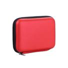 Estojo de disco rígido portátil Worparsen Mini Storage Red